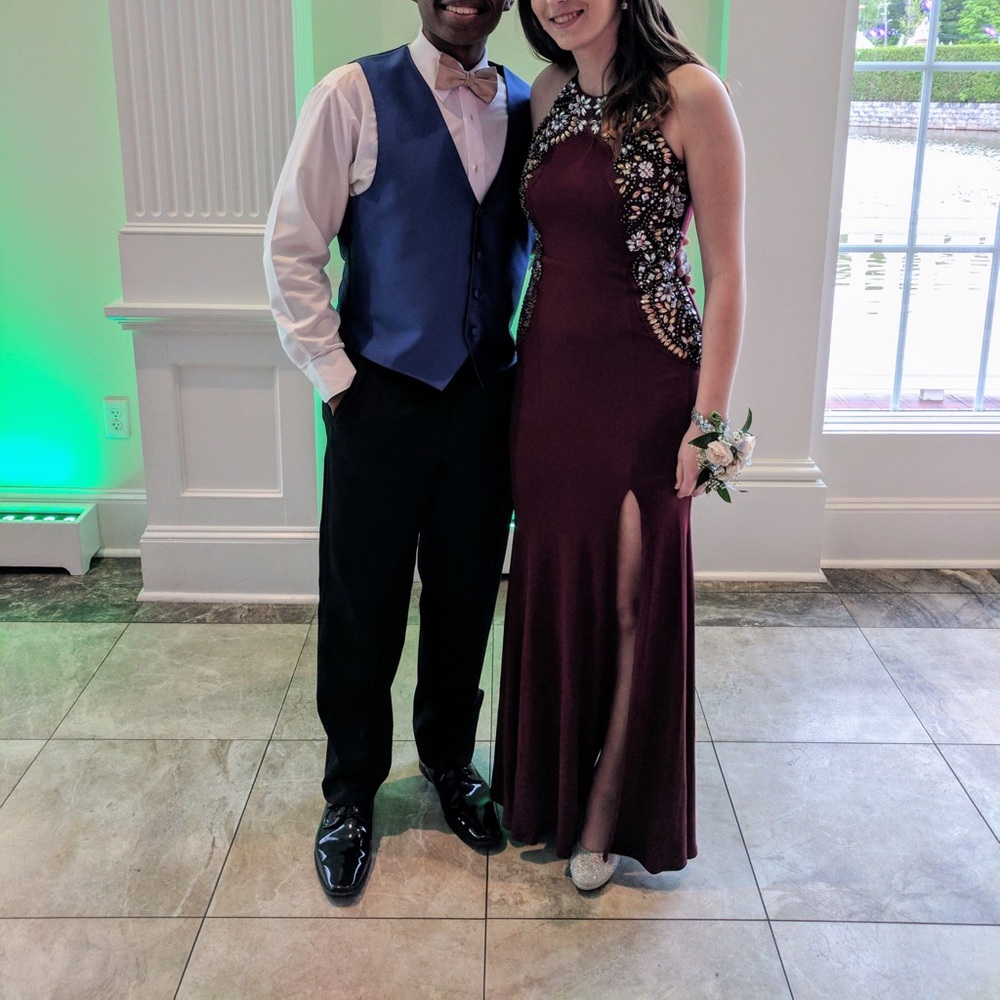 Maroon Prom Dress